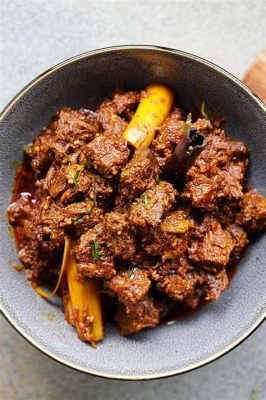  Rendang: Een Romige En Pittige Smaakbom Met Een Unieke Diepte